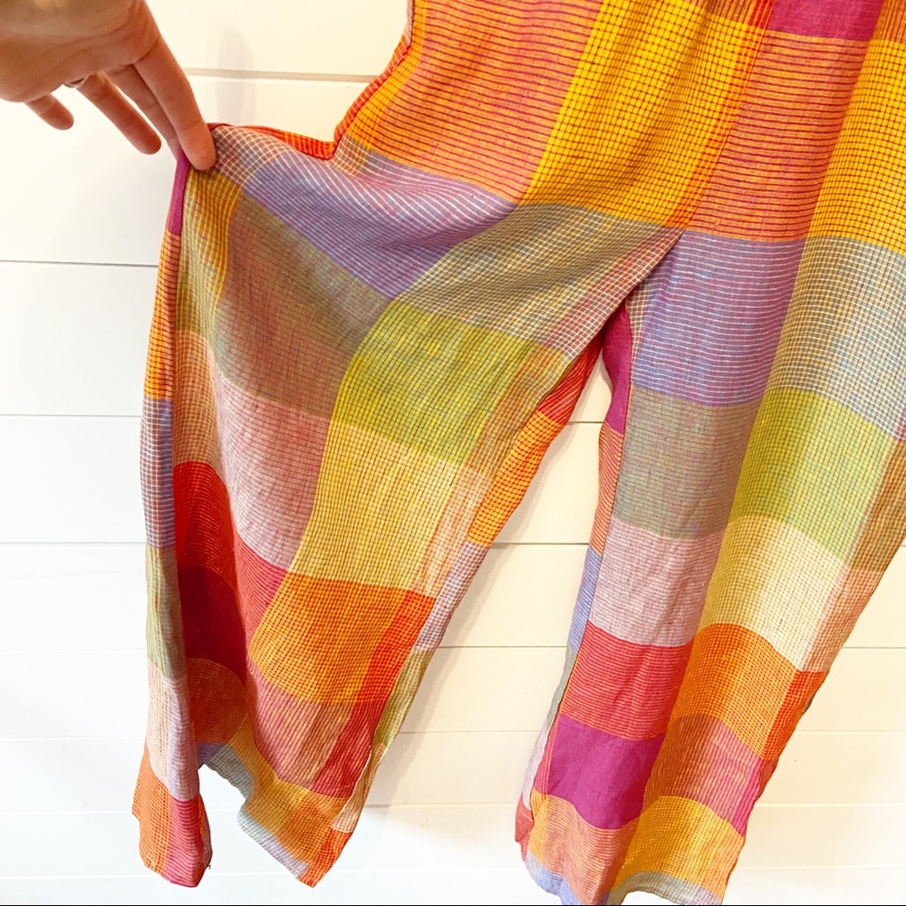 Anthropologie Multicolor Plaid Jumpsuit - Picture 10 of 15